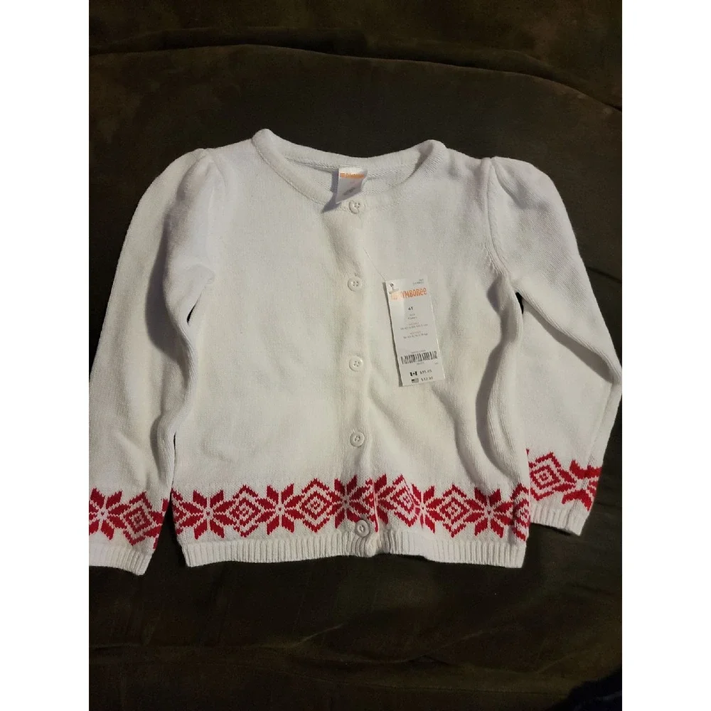 Gymboree outlet fair isle sweater size 4t nwt‎
